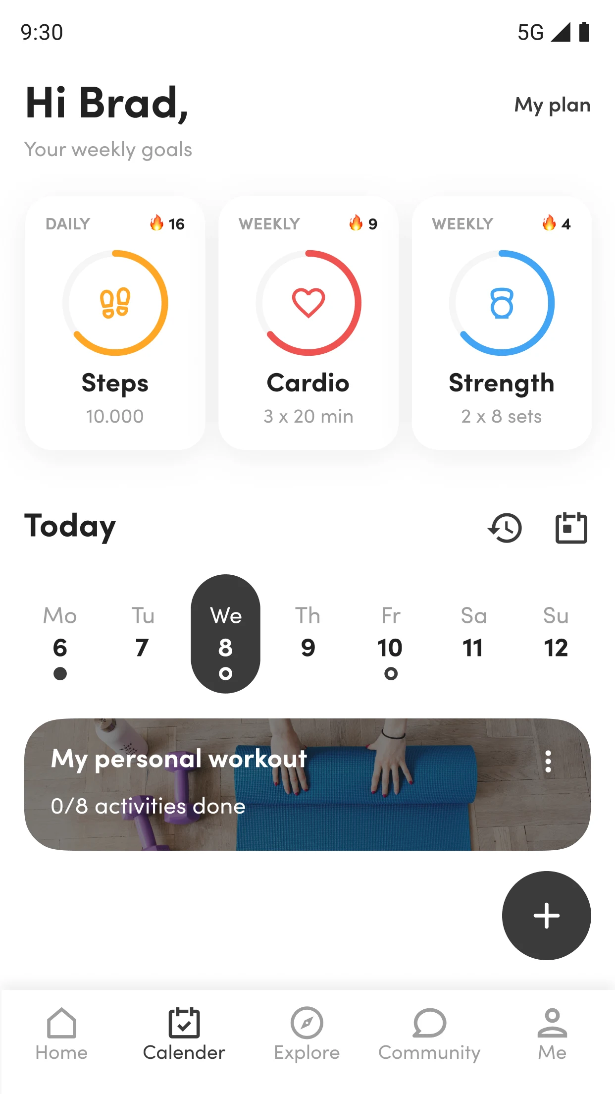 UMA GYM APP screenshot